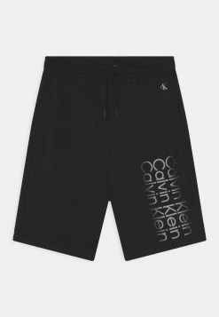 Calvin Klein Jeans CUT OFF LOGO UNISEX - Short - Ck Black