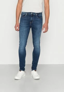 Calvin Klein Jeans SUPER SKINNY - Jeans Skinny - Denim Dark