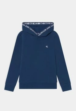 Calvin Klein Jeans INTARSIA LOGO HOODIE UNISEX - Sweat à Capuche - Naval Blue