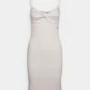 Calvin Klein Jeans STRAPPY TWISTED DRESS - Robe De Jour - Eggshell