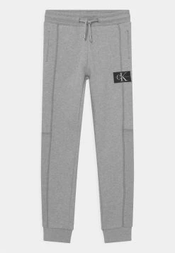 Calvin Klein Jeans BLOCKING BADGE - Pantalon De Survêtement - Light Grey Heather