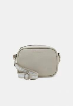 Calvin Klein Jeans ULTRALIGHT DOUBLE ZIP CAMERA BAG - Sac Bandoulière - Eggshell