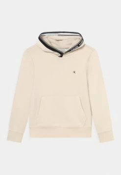 Calvin Klein Jeans INTARSIA HOODIE - Sweatshirt - Muslin