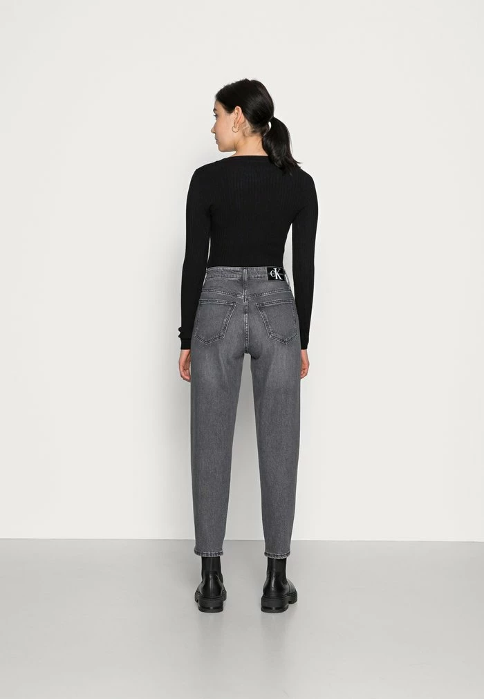 Calvin Klein Jeans MOM JEAN - Jean Boyfriend - Denim Grey 3 Calvin Klein Jeans MOM JEAN - Jean Boyfriend - Denim Grey – Image 3