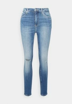 Calvin Klein Jeans HIGH RISE ANKLE - Jeans Skinny - Denim Medium