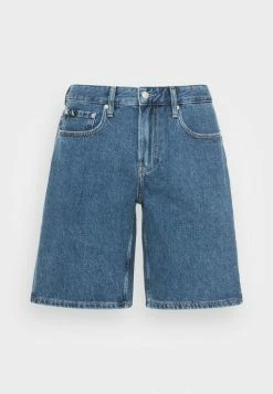 Calvin Klein Jeans STRAIGHT SHORT - Short En Jean - Denim Medium -Calvin Klein Elegant Magasin 1ae7ab934276484787cb4518ceafc4ee