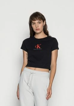 Calvin Klein Jeans BABY TEE - T-shirt Imprimé - Black