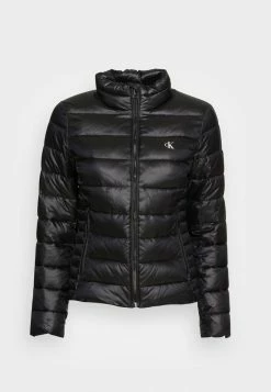 Calvin Klein Jeans BACK LOGO ELASTIC MOTO JACKET - Veste D'hiver - Black -Calvin Klein Elegant Magasin 1c567ce16aba4087ab28389e889567ac