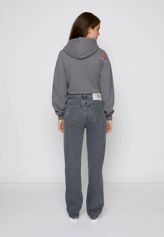 Calvin Klein Jeans HIGH RISE STRAIGHT - Jean Droit - Denim Grey 3 Calvin Klein Jeans HIGH RISE STRAIGHT - Jean Droit - Denim Grey – Image 3