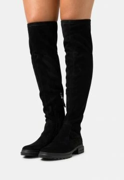 Calvin Klein Jeans CLEATED HIGH BOOT - Cuissardes - Black
