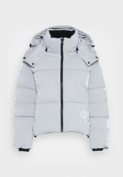 Calvin Klein Jeans INSTITUTIONAL OVERSIZED PUFFER - Veste D'hiver - Marble Grey -Calvin Klein Elegant Magasin 1e6d39944b084119b6d38d2bea247fd3