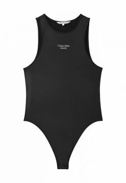 Calvin Klein Jeans SHINY - Débardeur - Ck Black -Calvin Klein Elegant Magasin 1eb4e8f685ac429081feff3a73704f86
