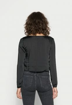 Calvin Klein Jeans MONOGRAM SQUARE NECK - T-shirt à Manches Longues - Black -Calvin Klein Elegant Magasin 1edc77633d8a43a8959954a5a304063d