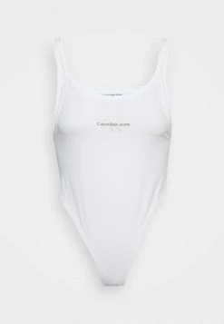 Calvin Klein Jeans SEASONAL MONOGRAM HIGH LEG - Débardeur - Bright White -Calvin Klein Elegant Magasin 1f6b283872044089a60c958f59d3f737