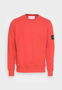 Calvin Klein Jeans MONOGRAM SLEEVE BADGE - Sweatshirt - Rhubarb Red -Calvin Klein Elegant Magasin 1ff7bbb9eddc4505b9ccc690f5540300
