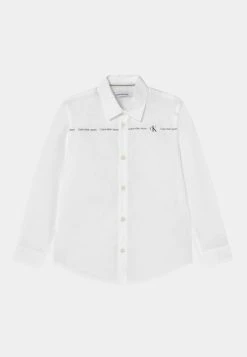 Calvin Klein Jeans MINI LOGO REPEAT - Chemise - Bright White