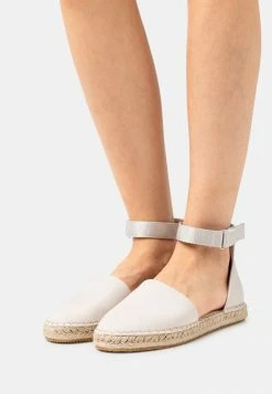 Calvin Klein Jeans ANKLE - Espadrilles - Eggshell