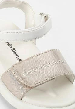 Calvin Klein Jeans Sandales - Beige/white -Calvin Klein Elegant Magasin 21357ca581ab46029d91ed9adf72e0a1