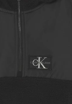 Calvin Klein Jeans ZIP UP HOODIE - Sweat Polaire - Black -Calvin Klein Elegant Magasin 21a350f730ea4bc78a9c49feff54ac83