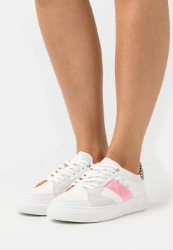 Calvin Klein Jeans CASUAL CUPSOLE 2 - Baskets Basses - White/party Pink