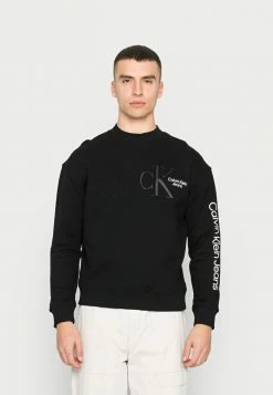 Calvin Klein Jeans DYNAMIC CREW NECK UNISEX - Sweatshirt - Black