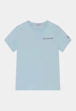 Calvin Klein Jeans CHEST LOGO - T-shirt Imprimé - Keepsake Blue