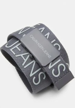 Calvin Klein Jeans LOGO BELT UNISEX - Ceinture - Asphalt Grey -Calvin Klein Elegant Magasin 245b466797804ccc8f1974eb7a91f7e8