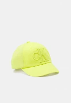 Calvin Klein Jeans MIX MEDIA BASEBALL UNISEX - Casquette - Lemon Lime