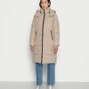 Calvin Klein Jeans SIDE LOGO LONG PUFFER JACKET - Veste D'hiver - Crockery
