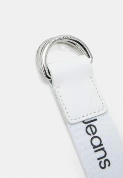 Calvin Klein Jeans DOUBLE D-RING TAPE UNISEX - Ceinture - White 5 Calvin Klein Jeans DOUBLE D-RING TAPE UNISEX - Ceinture - White -Calvin Klein Elegant Magasin 263a146607404d208eca010c66b103f5