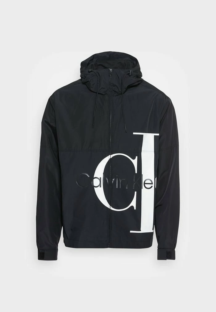 Calvin Klein Jeans BOLD LOGO BLOCKED - Veste Légère - Black 4 Calvin Klein Jeans BOLD LOGO BLOCKED - Veste Légère - Black – Image 4