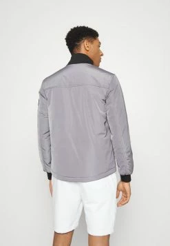 Calvin Klein Jeans LIGHTWEIGHT PADDED HARRINGTON - Veste Mi-saison - Fossil Grey -Calvin Klein Elegant Magasin 2663c0e1c9b24386a2c6906f04d14083