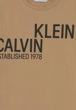 Calvin Klein Jeans HERO LOGO DRESS - Robe De Jour - Tawny Sand -Calvin Klein Elegant Magasin 26ca15a75662481a889960453dea3c61