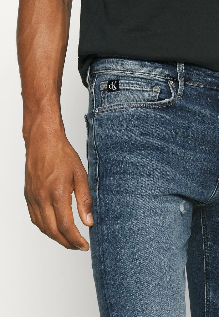 Calvin Klein Jeans SLIM - Jean Slim - Blue 4 Calvin Klein Jeans SLIM - Jean Slim - Blue – Image 4