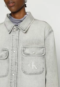 Calvin Klein Jeans JACKET - Manteau Court - Denim Grey -Calvin Klein Elegant Magasin 2722c34c56df464593b3633ff6fc0330