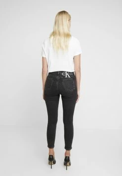Calvin Klein Jeans HIGH RISE - Jeans Skinny - Ca043 Black -Calvin Klein Elegant Magasin 2773959a96da4fc68c6d8f27db6b28b9