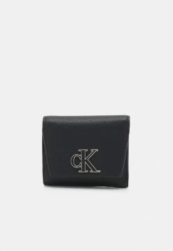 Calvin Klein Jeans MINIMAL MONOGRAM TRIFOLD - Portefeuille - Black