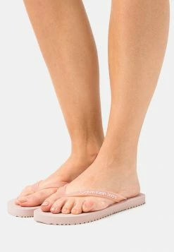 Calvin Klein Jeans BEACH MONOGRAM - Tongs - Pale Conch Shell