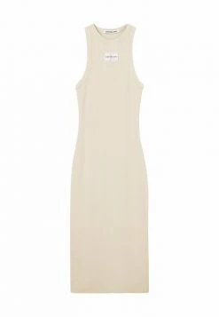 Calvin Klein Jeans Robe Fourreau - Eggshell 9 Calvin Klein Jeans Robe Fourreau - Eggshell -Calvin Klein Elegant Magasin 28cd9ef9756347609ccb47099708d1a5