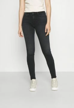 Calvin Klein Jeans MID RISE - Jeans Skinny - Denim Black