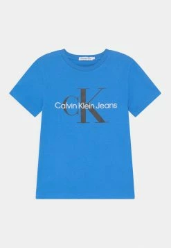 Calvin Klein Jeans MONOGRAM - T-shirt Imprimé - Blooming Blue