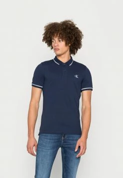 Calvin Klein Jeans TIPPING SLIM - Polo - Black Iris