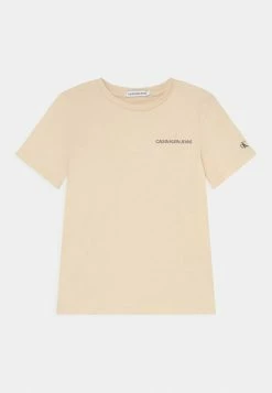 Calvin Klein Jeans CHEST LOGO - T-shirt Imprimé - Muslin