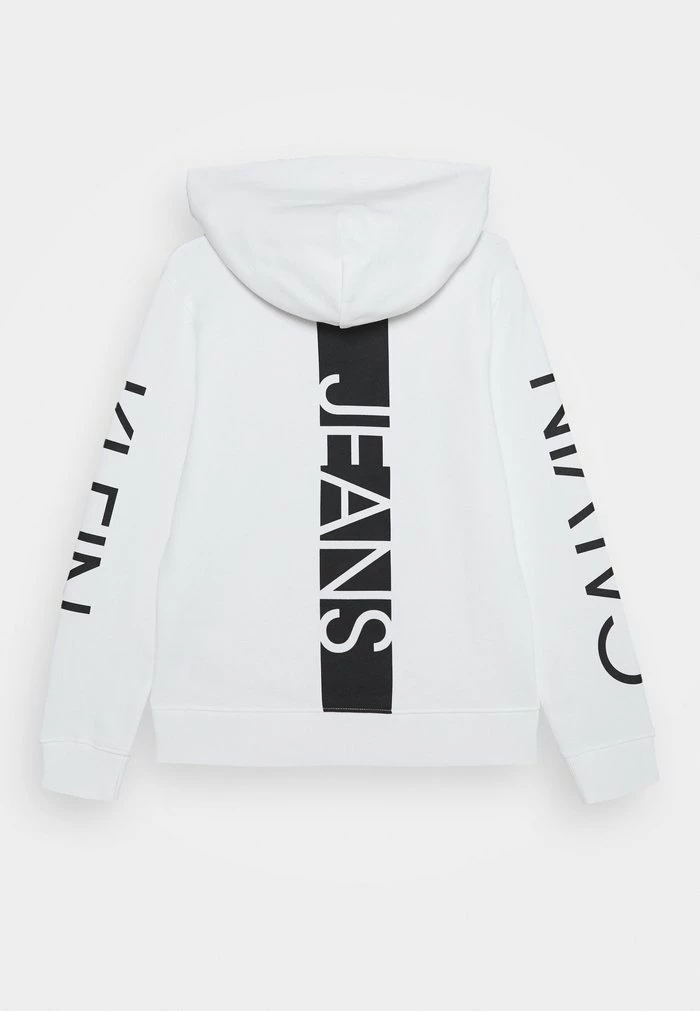 Calvin Klein Jeans HERO LOGO HOODIE - Sweat à Capuche - White 2 Calvin Klein Jeans HERO LOGO HOODIE - Sweat à Capuche - White – Image 2