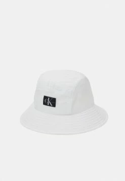 Calvin Klein Jeans SOLAR CHARGE BUCKET HAT UNISEX - Casquette - Bright White