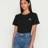 Calvin Klein Jeans TEE - T-shirt Basique - Black