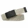 Calvin Klein Jeans Ceinture - Eggshell Stacked Logo Aop