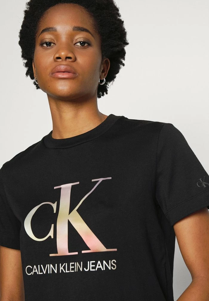 Calvin Klein Jeans BONDED BLURRED TEE - T-shirt Imprimé - Black 5 Calvin Klein Jeans BONDED BLURRED TEE - T-shirt Imprimé - Black – Image 5