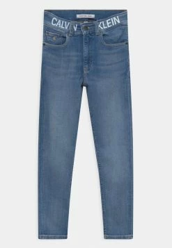 Calvin Klein Jeans TAPERED LOGO - Jean Slim - Authentic Sky Blue