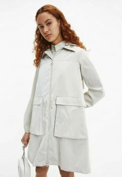 Calvin Klein Jeans FLUID - Parka - Eggshell